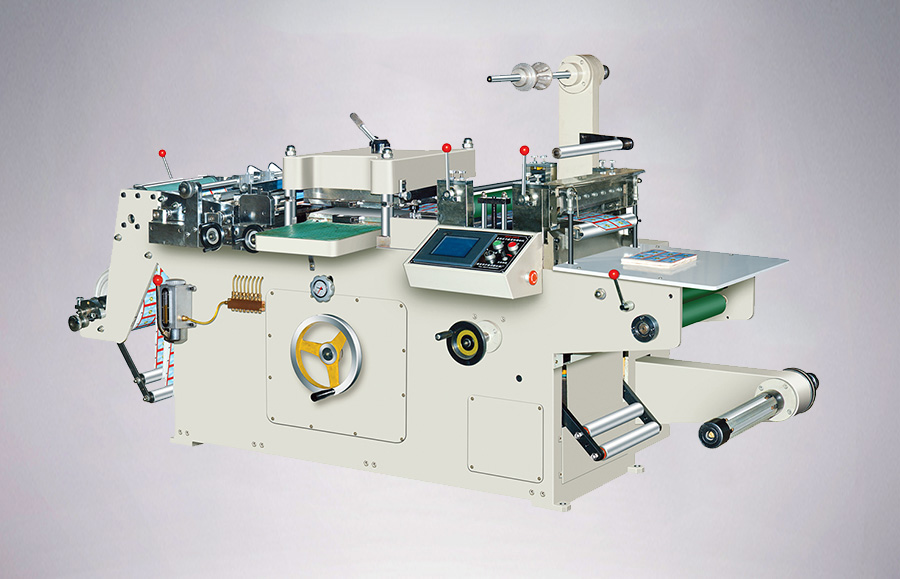 HYM-320/420自動不干膠商標模切機